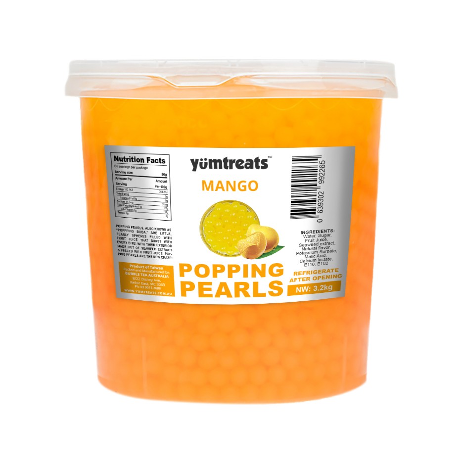 Mango Popping Boba Bubble Tea Store No.1 and Largest Bubble Tea