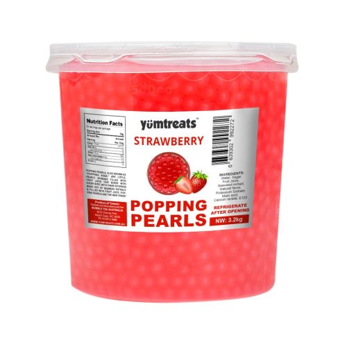 Strawberry Popping Pearls 3.2kg