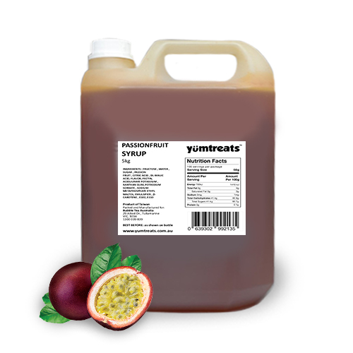 Passionfruit Syrup for Iced Tea by Bubble Tea Australia Bubble Tea