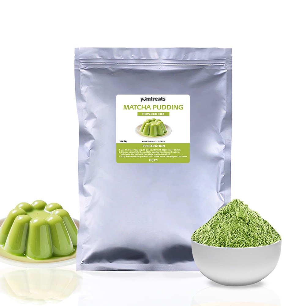 Matcha Pudding Powder Mix Bubble Tea Store No.1 and Largest Bubble Tea Supplier. Your one